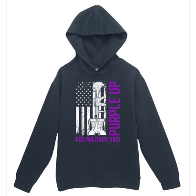 Purple Up For Military Kid Shirt Military Child Month Urban Pullover Hoodie