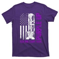 Purple Up For Military Kid Shirt Military Child Month T-Shirt