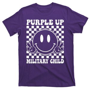 Purple Up For Military Child Dandelion Military Child Month T-Shirt