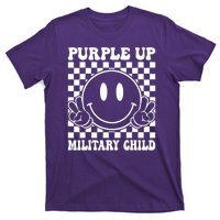 Purple Up For Military Child Dandelion Military Child Month T-Shirt