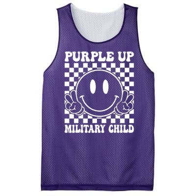 Purple Up For Military Child Dandelion Military Child Month Mesh Reversible Basketball Jersey Tank