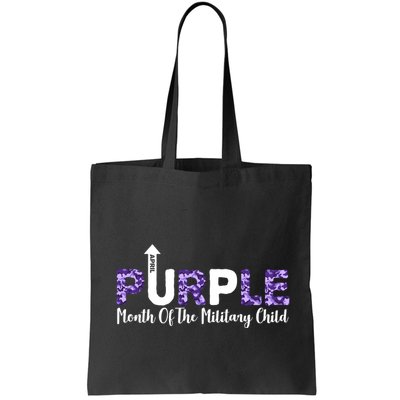 Purple Up For Month Of Military Child April Bag