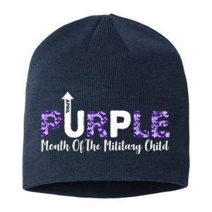 Purple Up For Month Of Military Child April Sustainable Beanie