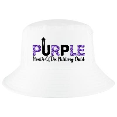 Purple Up For Month Of Military Child April Cool Comfort Performance Bucket Hat