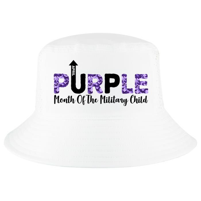 Purple Up For Month Of Military Child April Cool Comfort Performance Bucket Hat