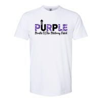 Purple Up For Month Of Military Child April Softstyle CVC T-Shirt