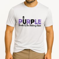 Purple Up For Month Of Military Child April Cooling Performance Crew T-Shirt
