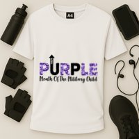 Purple Up For Month Of Military Child April Cooling Performance Crew T-Shirt