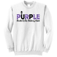 Purple Up For Month Of Military Child April Sweatshirt