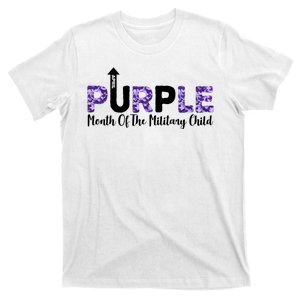 Purple Up For Month Of Military Child April T-Shirt