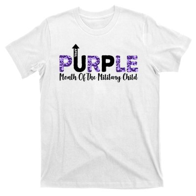 Purple Up For Month Of Military Child April T-Shirt