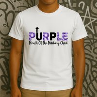 Purple Up For Month Of Military Child April T-Shirt
