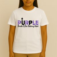 Purple Up For Month Of Military Child April T-Shirt