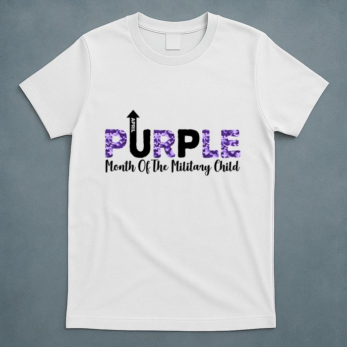 Purple Up For Month Of Military Child April T-Shirt