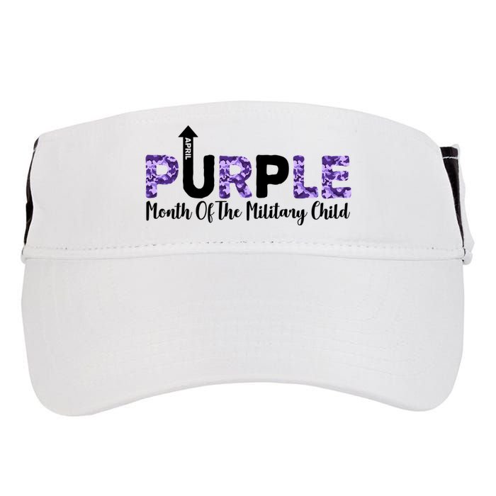 Purple Up For Month Of Military Child April Adult Drive Performance Visor