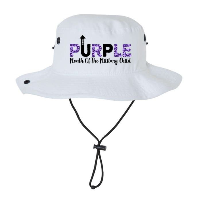Purple Up For Month Of Military Child April Bucket Hat