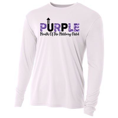 Purple Up For Month Of Military Child April Cooling Performance Long Sleeve Crew