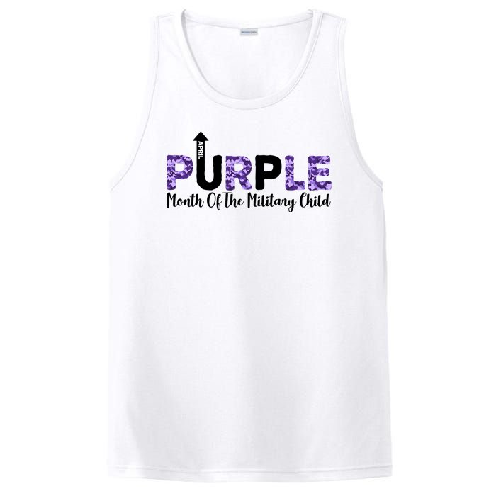 Purple Up For Month Of Military Child April PosiCharge Competitor Tank