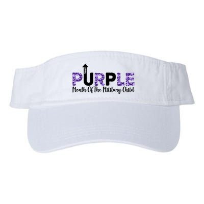 Purple Up For Month Of Military Child April Visor