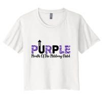 Purple Up For Month Of Military Child April Crop Top