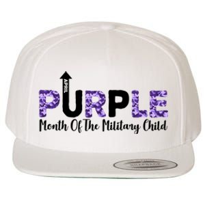 Purple Up For Month Of Military Child April Wool Snapback Cap