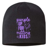 Purple Up For Military Military Child Month Sustainable Beanie