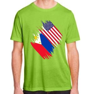 Philippines Usa Flag American Filipino Pride Philippines Cool Gift Adult ChromaSoft Performance T-Shirt