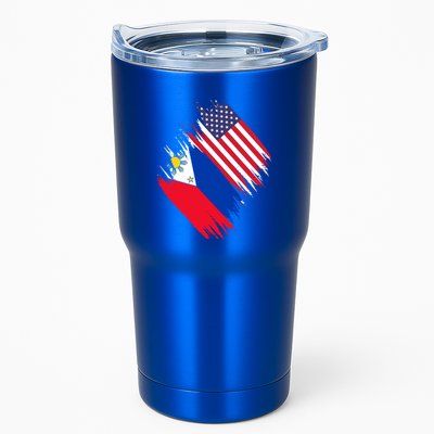 Philippines Usa Flag American Filipino Pride Philippines Cool Gift Tumbler