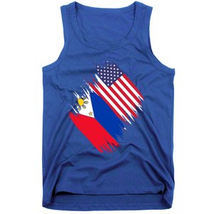 Philippines Usa Flag American Filipino Pride Philippines Cool Gift Tank Top