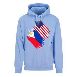 Philippines Usa Flag American Filipino Pride Philippines Cool Gift Unisex Surf Hoodie