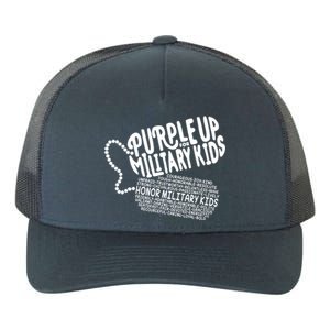 Purple Up For Military Month Of The Military Child Yupoong Adult 5-Panel Trucker Hat