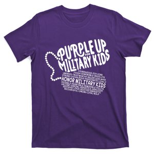 Purple Up For Military Month Of The Military Child T-Shirt