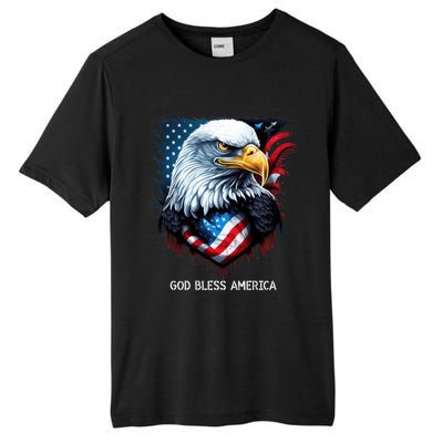 Patriotic Usa Flag Colors Tee God Bless America Gift Tall Fusion ChromaSoft Performance T-Shirt