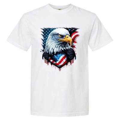 Patriotic Usa Flag Colors Tee God Bless America Gift Garment-Dyed Heavyweight T-Shirt