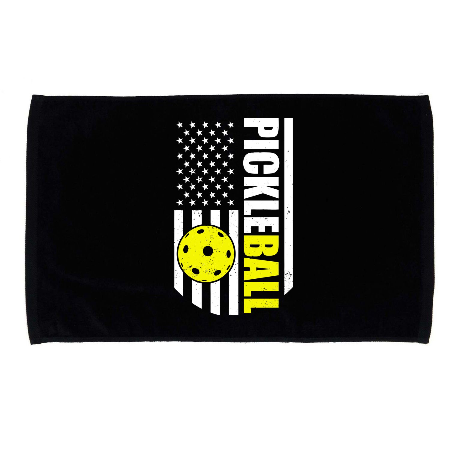 Pickleball USA Flag Love Playing Pickle Ball Microfiber Hand Towel