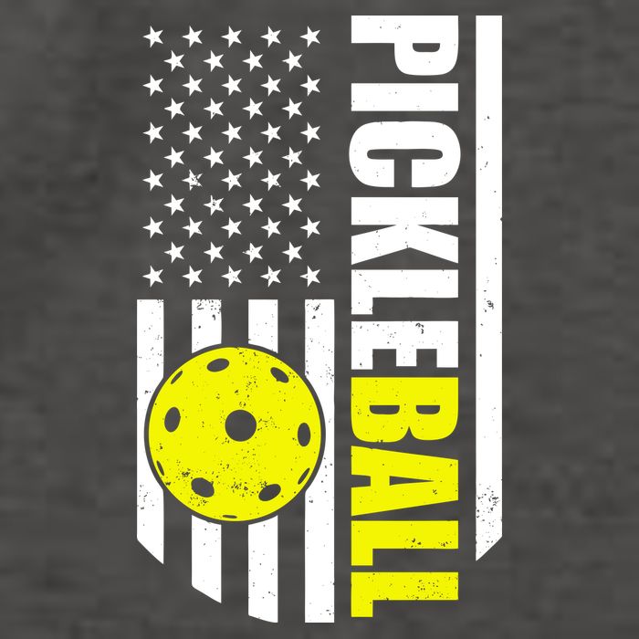 Pickleball USA Flag Love Playing Pickle Ball Vector Backpack