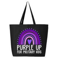 Purple Up For Miliartykids Rainbow Heart 25L Jumbo Tote