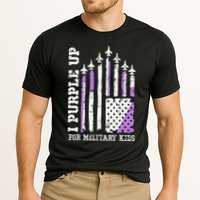 Purple Up for Military Kid U.S Flag Military Child Month  Cooling Performance Crew T-Shirt