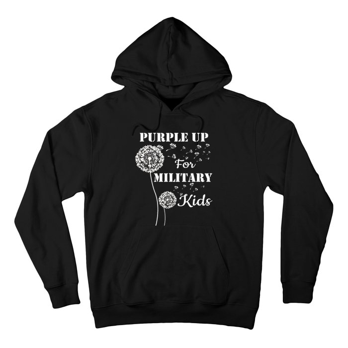 Purple Up For Military Month Of The Military Child Hoodie