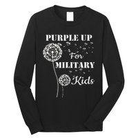 Purple Up For Military Month Of The Military Child Long Sleeve Shirt