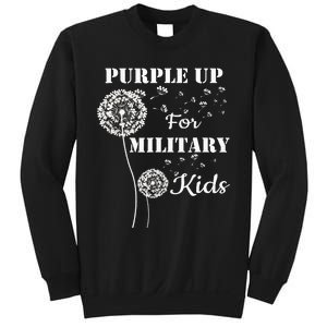 Purple Up For Military Month Of The Military Child Sweatshirt