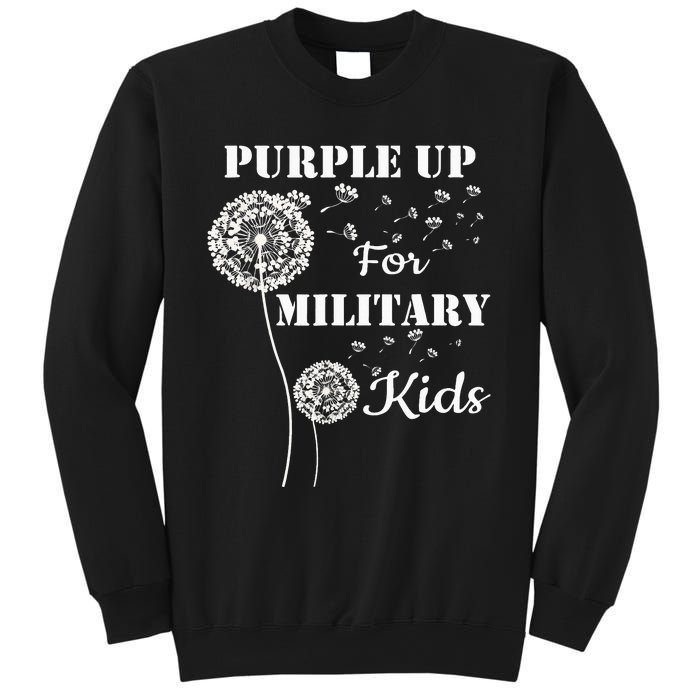 Purple Up For Military Month Of The Military Child Sweatshirt