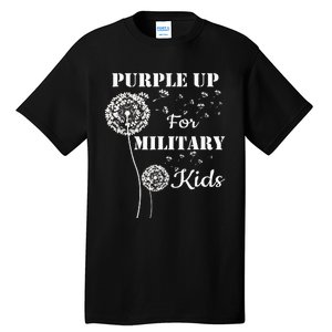 Purple Up For Military Month Of The Military Child Tall T-Shirt