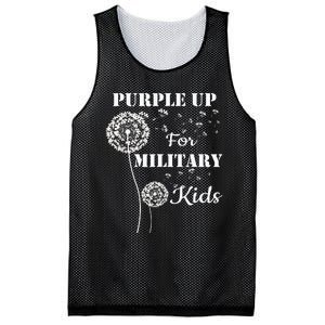 Purple Up For Military Month Of The Military Child Mesh Reversible Basketball Jersey Tank