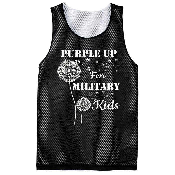 Purple Up For Military Month Of The Military Child Mesh Reversible Basketball Jersey Tank