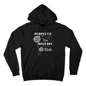 Purple Up For Military Month Of The Military Child Tall Hoodie