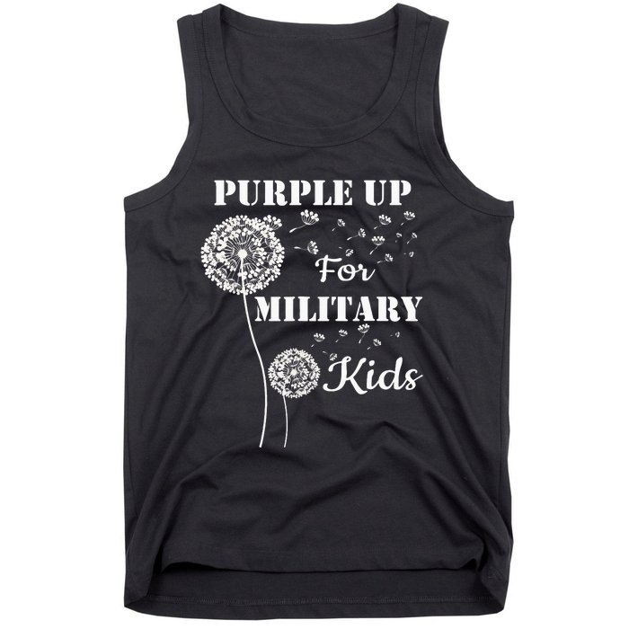 Purple Up For Military Month Of The Military Child Tank Top