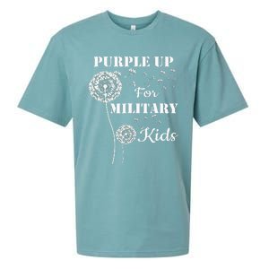 Purple Up For Military Month Of The Military Child Sueded Cloud Jersey T-Shirt