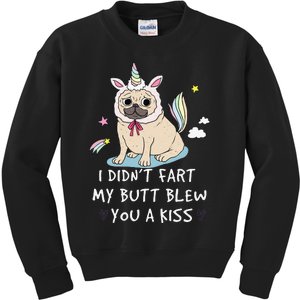 Pug Unicorn for  Mom Dad Grandma Kids Sweatshirt