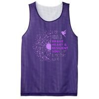 Purple Up For Military Dandelion Military Child Month Mesh Reversible Basketball Jersey Tank